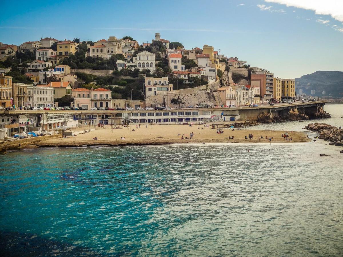 T2 Equipe Au Calme + Terrasse A 1 Km De La Mer Μασσαλία Εξωτερικό φωτογραφία